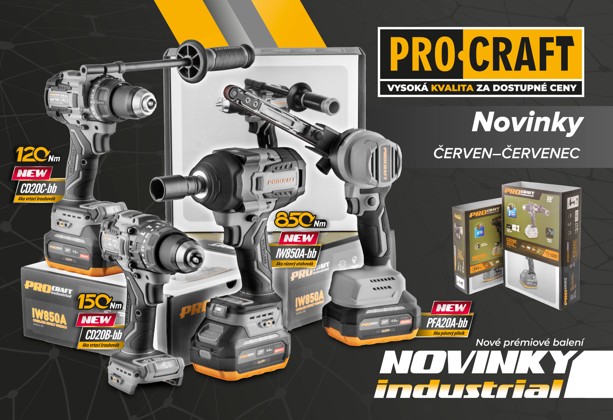 Právě dorazilo – nové produkty Procraft