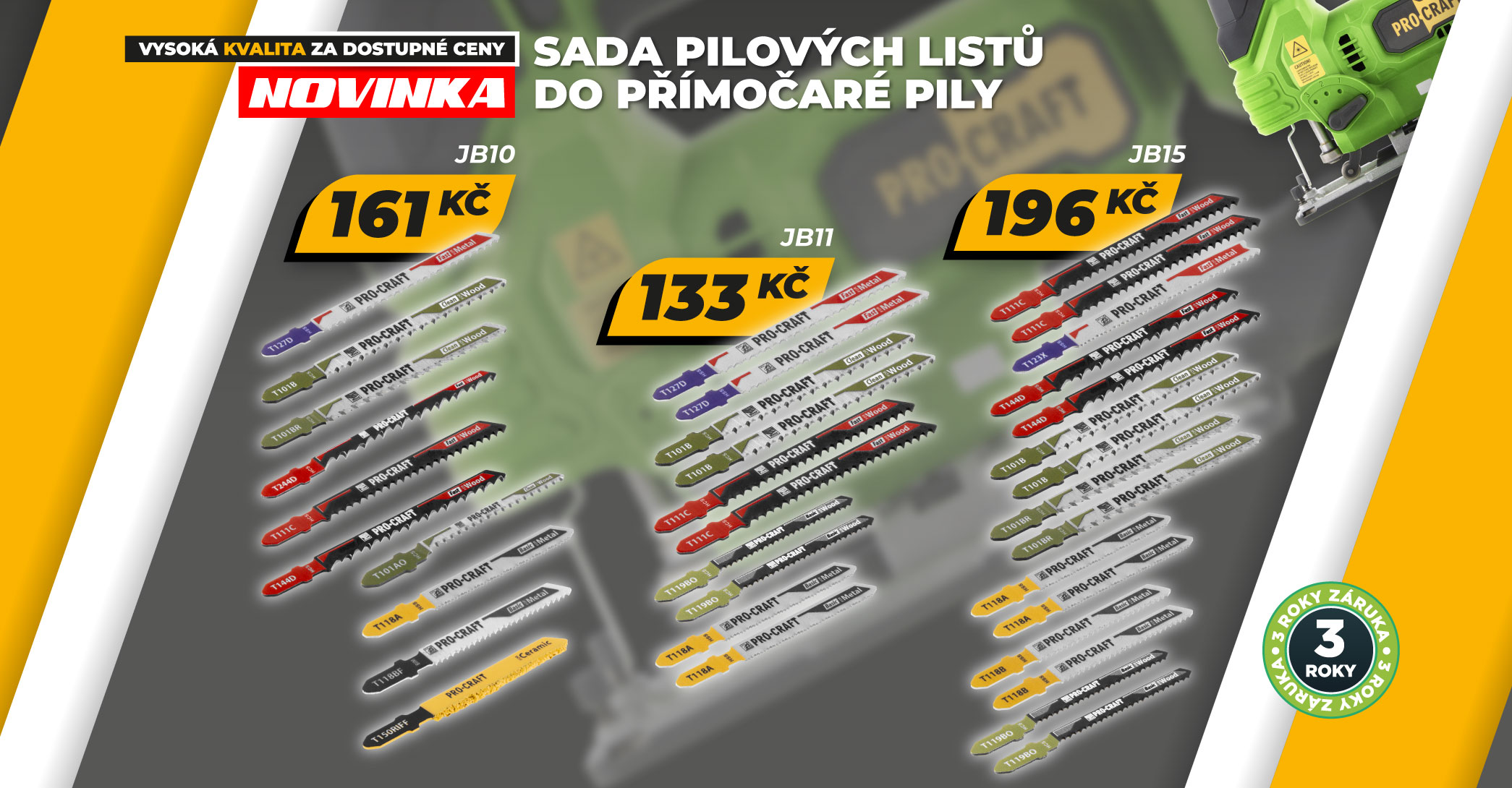 Pilové listy do přímočaré pily